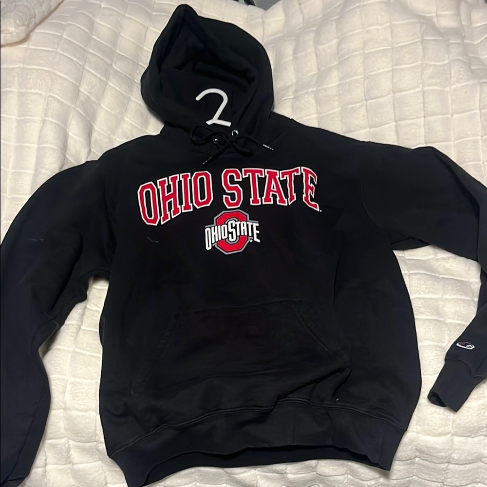 Champion Black Ohio State Hoodie